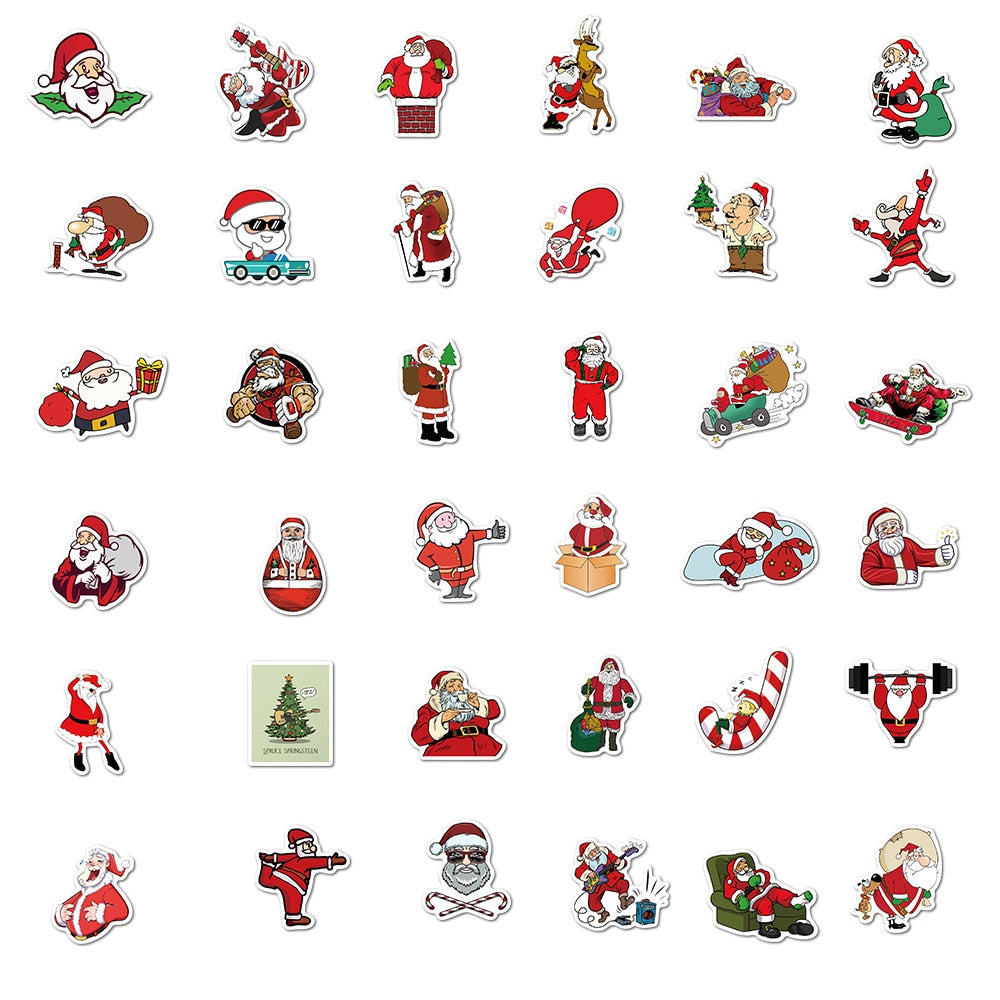 Christmas Santa Claus Sticker Sticker Pack!