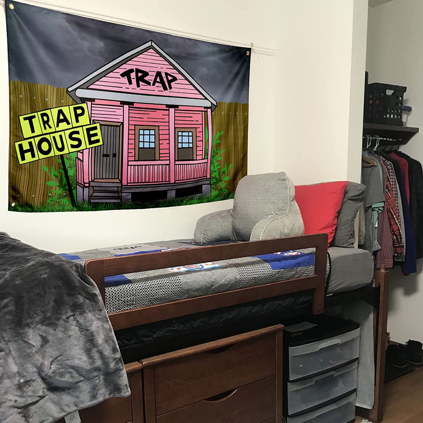 Waffle House x Trap House Flag