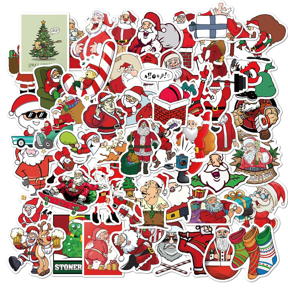 Christmas Santa Claus Sticker Sticker Pack!