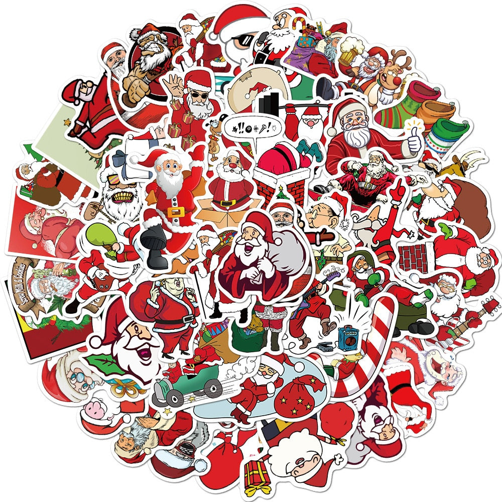 Christmas Santa Claus Sticker Sticker Pack!