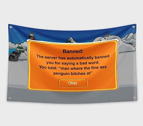 Club Penguin Banned Flag