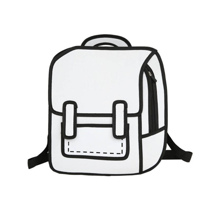 2D Cartoon Backpack