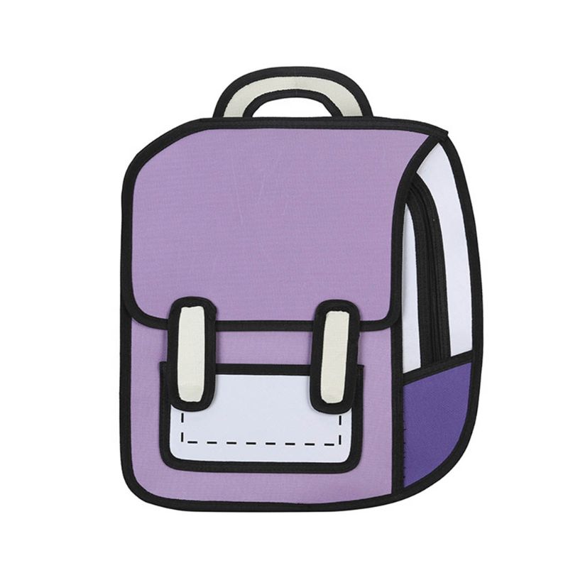 2D Cartoon Backpack