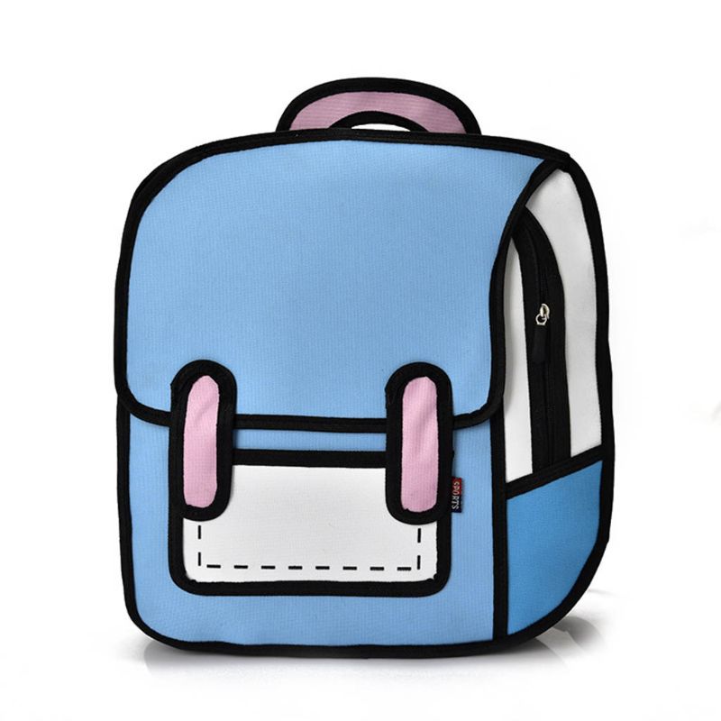 2D Cartoon Backpack