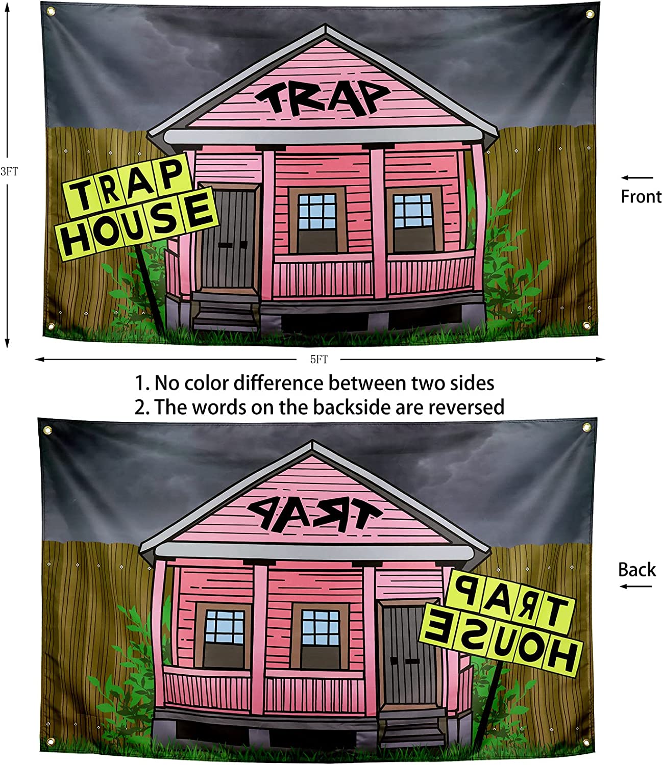 Waffle House x Trap House Flag