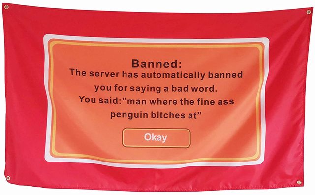 Club Penguin Banned Flag